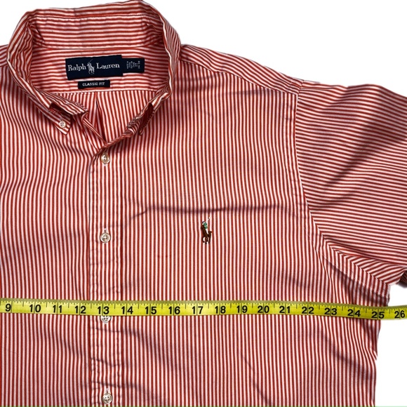 Striped * Polo Ralph Lauren Classic Fit Long Sleeve Button Down Shirt - XL - Picture 3 of 4